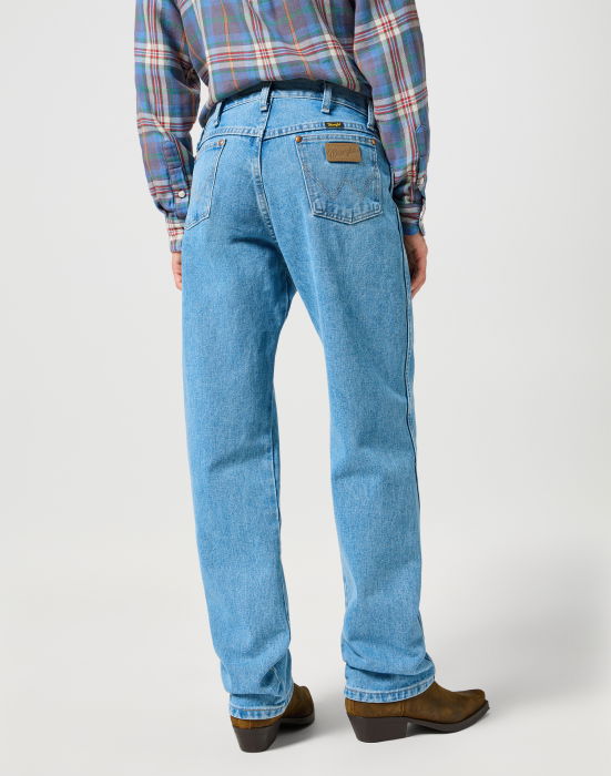 Wrangler Blugi Regular Bootcut Blue Barbati [5]