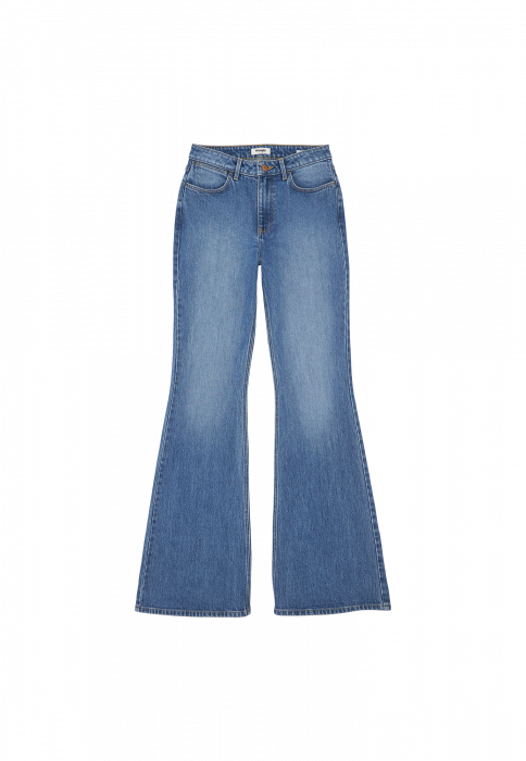 Wrangler Женские Джинсы Синие Flare [6]
