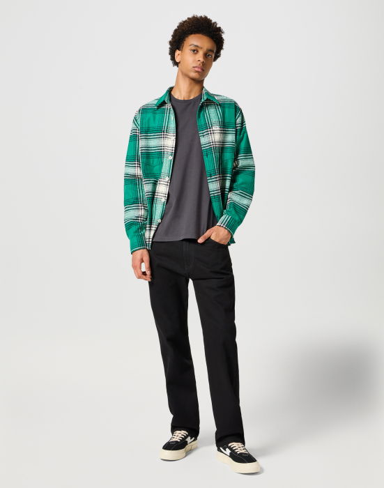 Wrangler Blugi Negri FRONTIER Relaxed Straight Barbati [2]