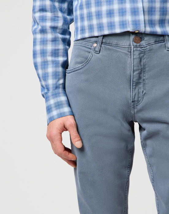 Wrangler Мужские Джинсы Синие Regular Straight [3]