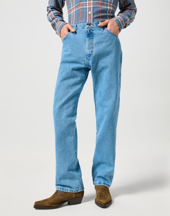 Wrangler Мужские Джинсы Синие Regular Bootcut [1]