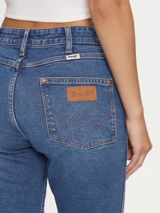 Wrangler Blugi Slim Blue Femei [5]