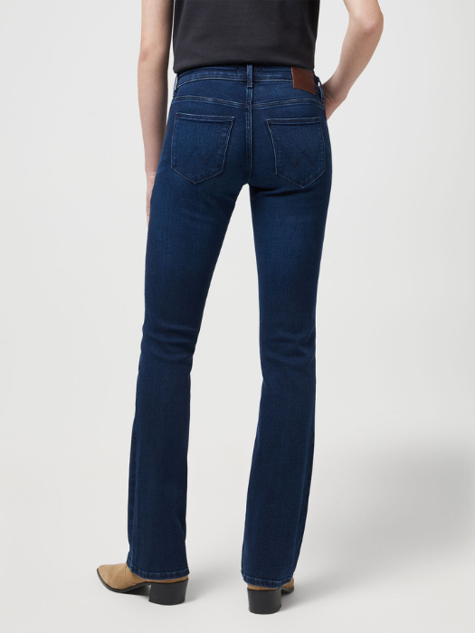 Wrangler Женские Джинсы Темно-Синие BOOTCUT Bootcut [3]