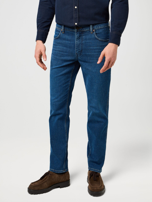 Wrangler Blugi Albastri GREENSBORO Regular Straight Barbati [2]