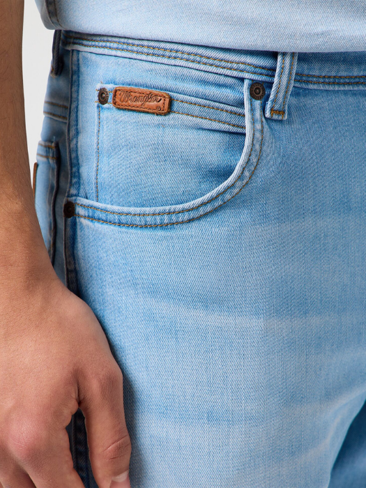 Wrangler Мужские Джинсы Светло-Синие TEXAS Authentic Straight [3]