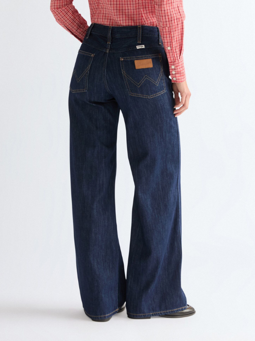 Wrangler Blugi Indigo WORLD WIDE Wide Leg Femei [3]