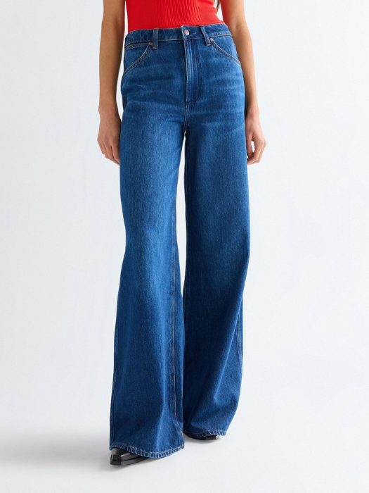 Wrangler Женские Джинсы Синие Bottom Loose [2]