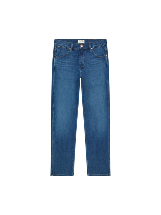 Wrangler Blugi Albastri Deschisi FRONTIER Relaxed Straight Barbati [6]