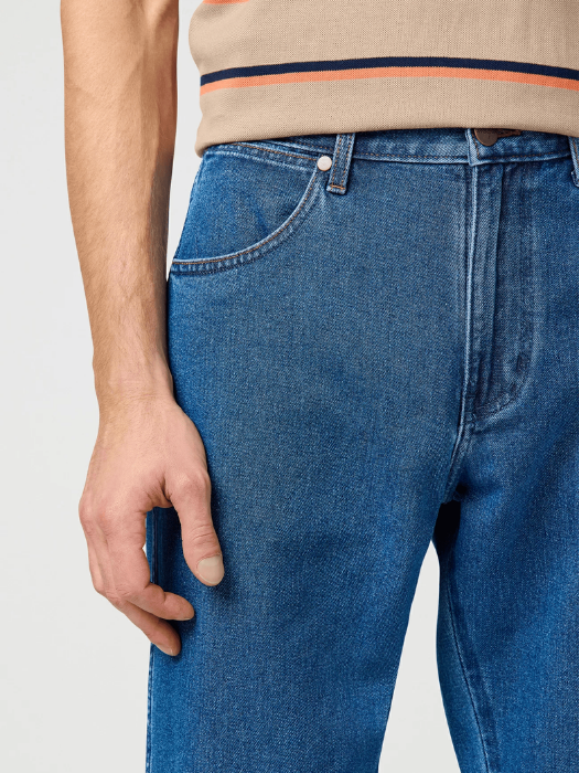 Wrangler Blugi Navy FRONTIER Relaxed Straight Barbati [3]