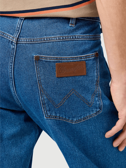 Wrangler Blugi Navy FRONTIER Relaxed Straight Barbati [4]