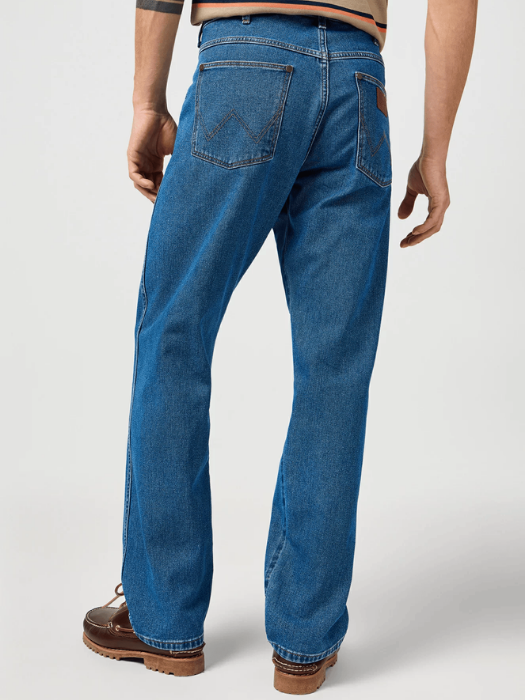 Wrangler Blugi Navy FRONTIER Relaxed Straight Barbati [2]