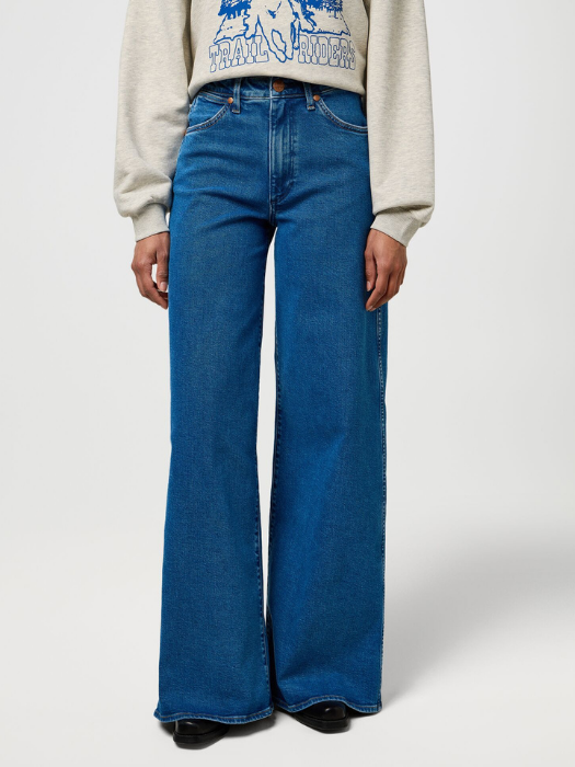 Wrangler Blugi Albastri CANYON Loose Femei [2]