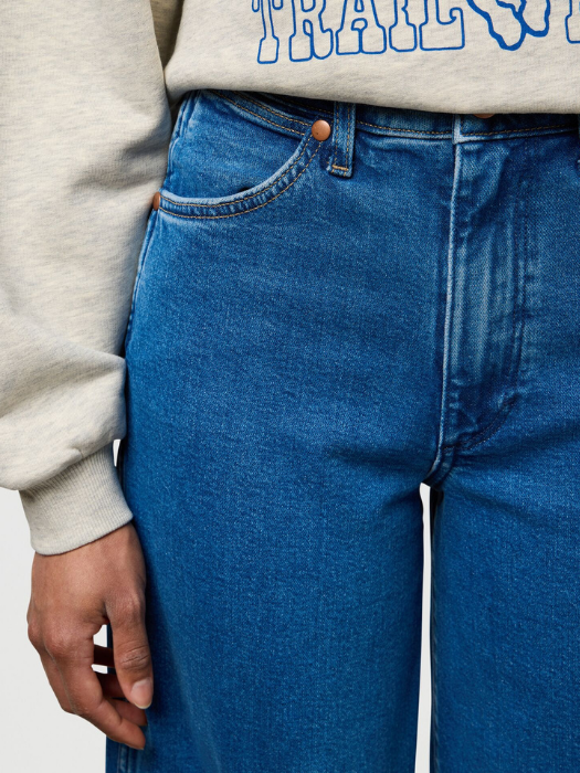 Wrangler Blugi Albastri CANYON Loose Femei [4]