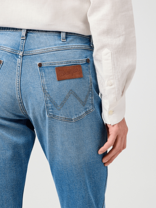 Wrangler Blugi Albastri GREENSBORO Regular Straight Barbati [4]