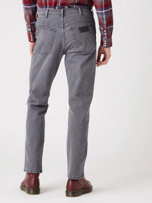Wrangler Мужские Джинсы Серые Straight [3]