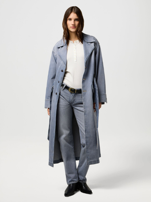 Wrangler Женские Джинсы Светло-Серые LOW RISE COWBOY JEAN Straight - 499 Lei [6]