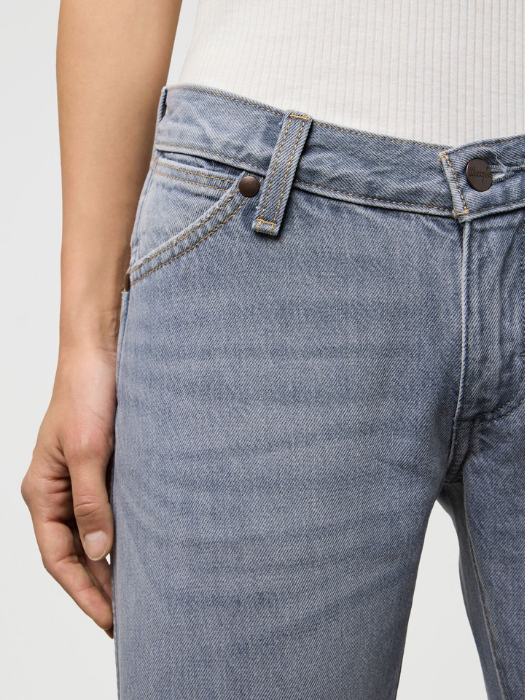 Wrangler Женские Джинсы Светло-Серые LOW RISE COWBOY JEAN Straight - 499 Lei [4]