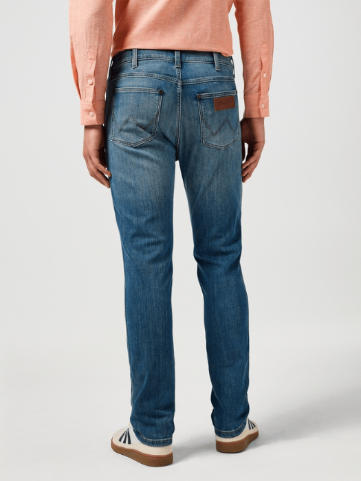 Wrangler Мужские Джинсы Синие LARSTON Slim Tapered [2]