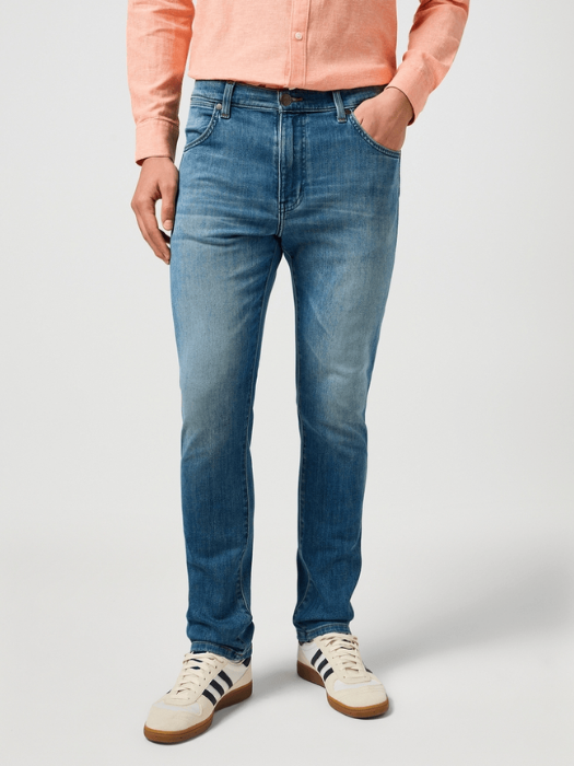 Wrangler Мужские Джинсы Синие LARSTON Slim Tapered [1]