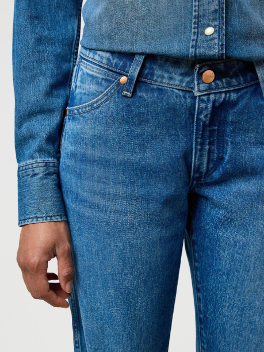 Wrangler Джинсы Lasso Lagoon LOW RISE COWBOY JEAN Straight - 499 Lei [4]