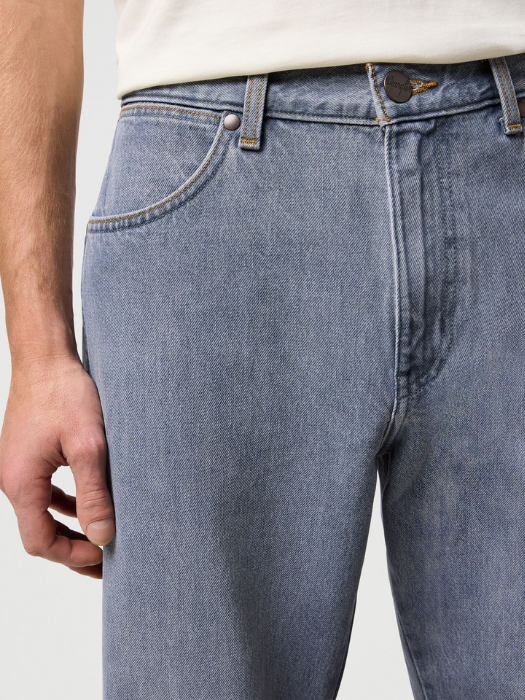 Wrangler Blugi Albastri FRONTIER Relaxed Straight Barbati [4]