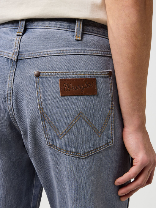 Wrangler Blugi Albastri FRONTIER Relaxed Straight Barbati [5]