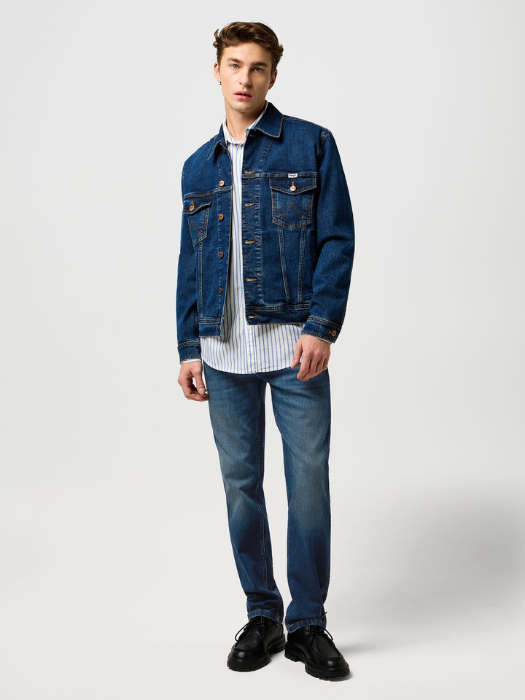 Wrangler Blugi Albastri GREENSBORO Regular Straight Barbati [3]