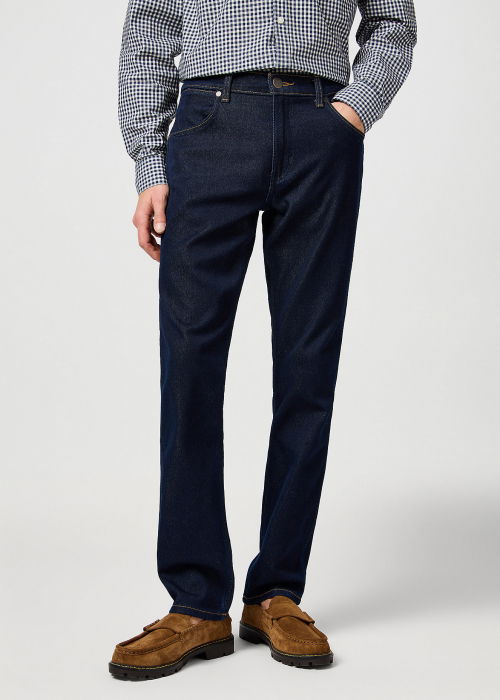 Wrangler Blugi Regular Straight Moonlight Rinse Barbati [1]