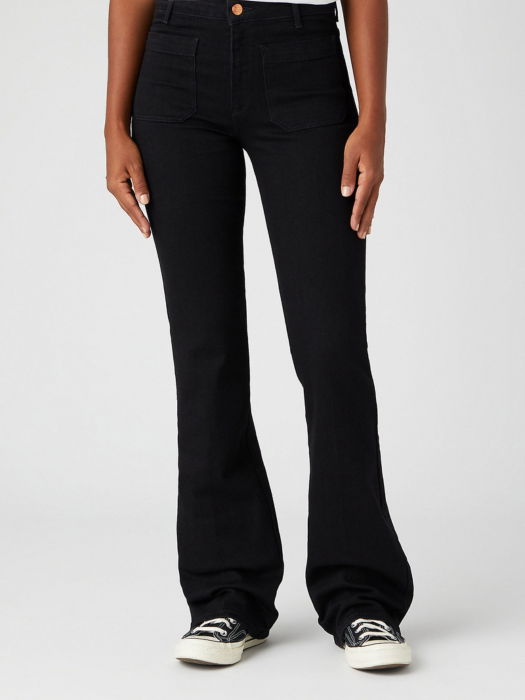 Wrangler Женские Джинсы Чёрные FLARE Flare [2]