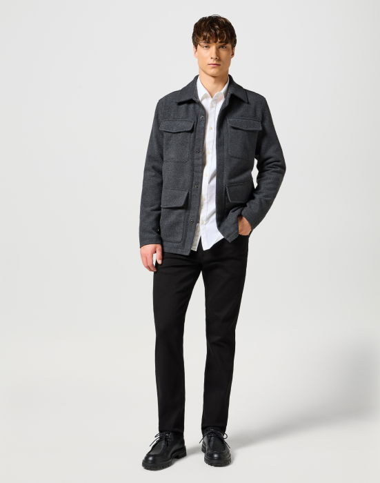 Wrangler Blugi Negri GREENSBORO Regular Straight Barbati [1]