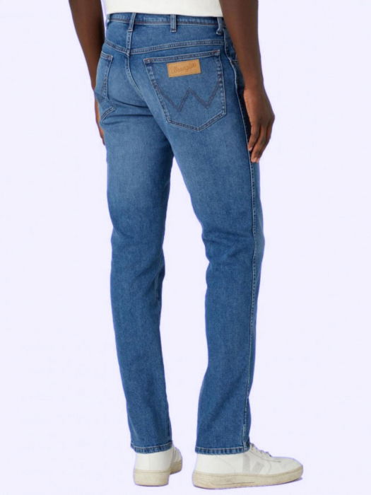 Wrangler Blugi Slim Negri Barbati [3]