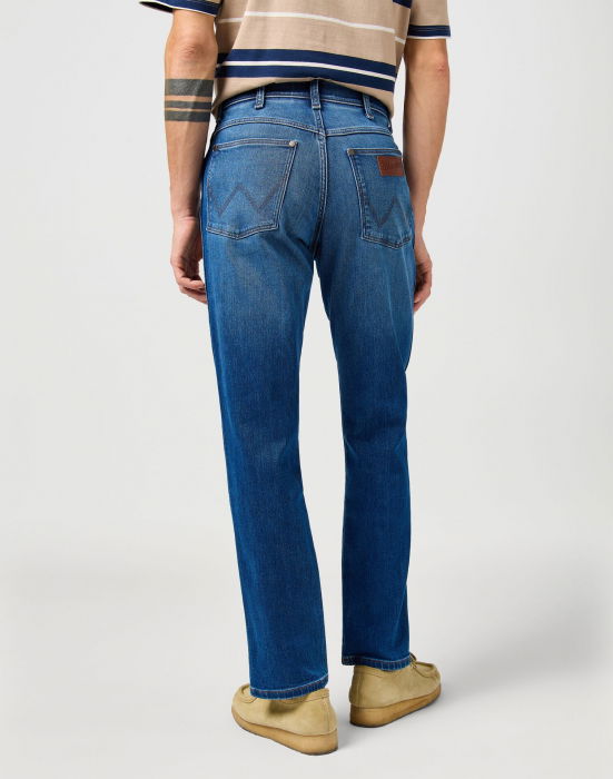 Wrangler Мужские Джинсы Синие RIVER Tapered [2]