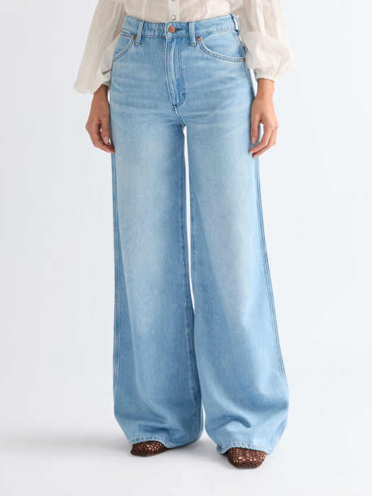 Wrangler Blugi Albastri CANYON Loose Femei [2]