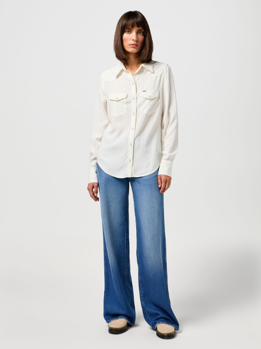 Wrangler Женские Джинсы Синие WORLD WIDE Wide Leg [1]