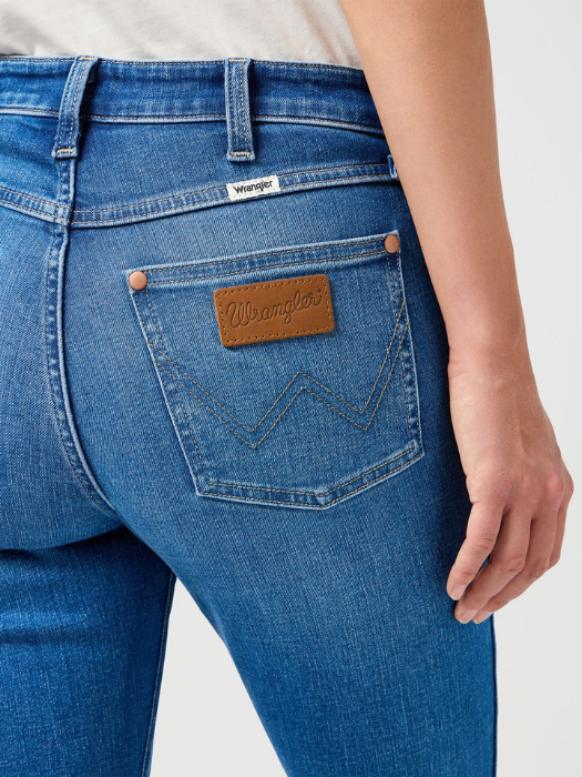 Wrangler Blugi Albastri SIENNA Skinny Femei [5]
