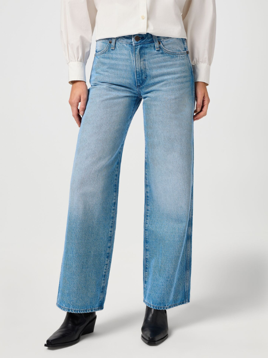 Wrangler Женские Джинсы Темно-Синие WORLD WIDE Wide Leg [1]