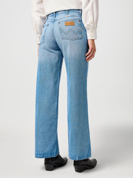 Wrangler Blugi Navy WORLD WIDE Wide Leg Femei [2]