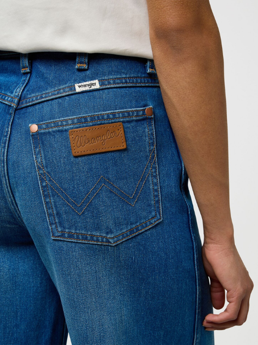 Wrangler Blugi Albastri CUFFED TROUSER Loose Femei [5]