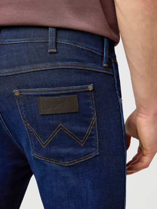 Wrangler Мужские Джинсы Синие GREENSBORO Regular Straight [3]