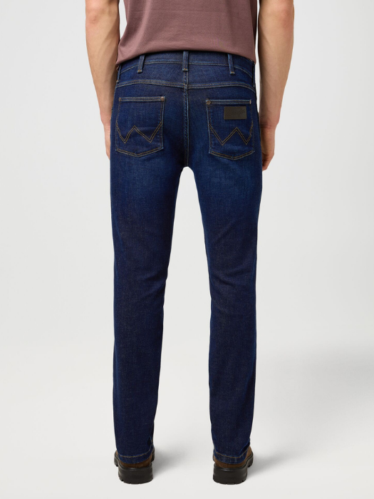 Wrangler Мужские Джинсы Синие GREENSBORO Regular Straight [5]