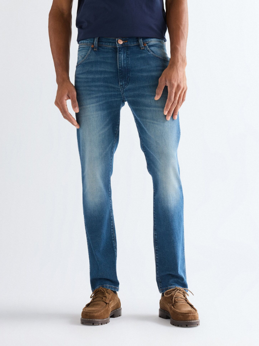 Wrangler Мужские Джинсы Синие LARSTON Slim Tapered [2]