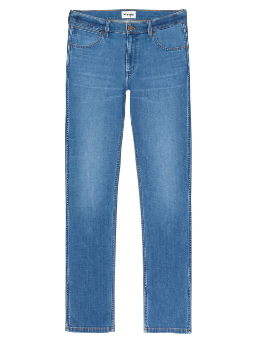 Wrangler Blugi Albastri Deschisi GREENSBORO Regular Straight Barbati [6]