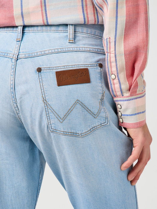 Wrangler Мужские Джинсы Светло-Синие GREENSBORO Regular Straight [4]