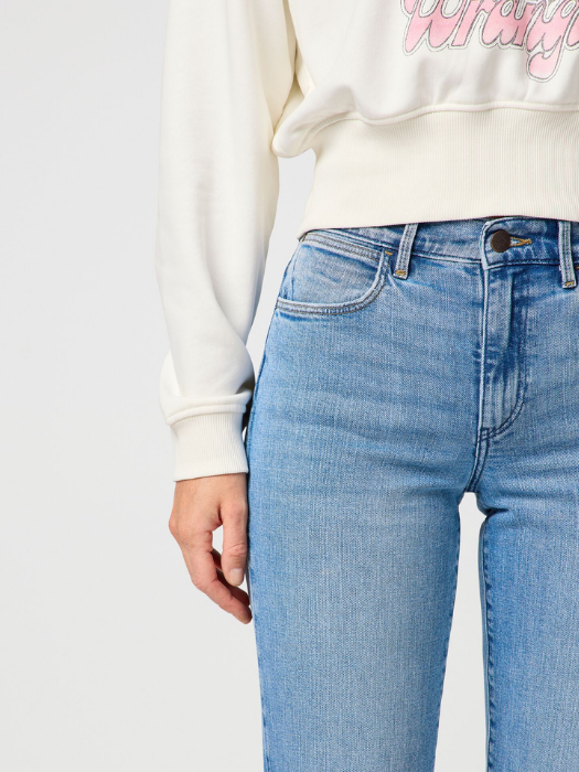 Wrangler Женские Джинсы Светло-Синие STRAIGHT Straight [3]