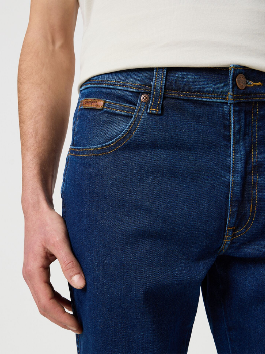 Wrangler Мужские Джинсы Темно-Синие TEXAS Authentic Straight [4]