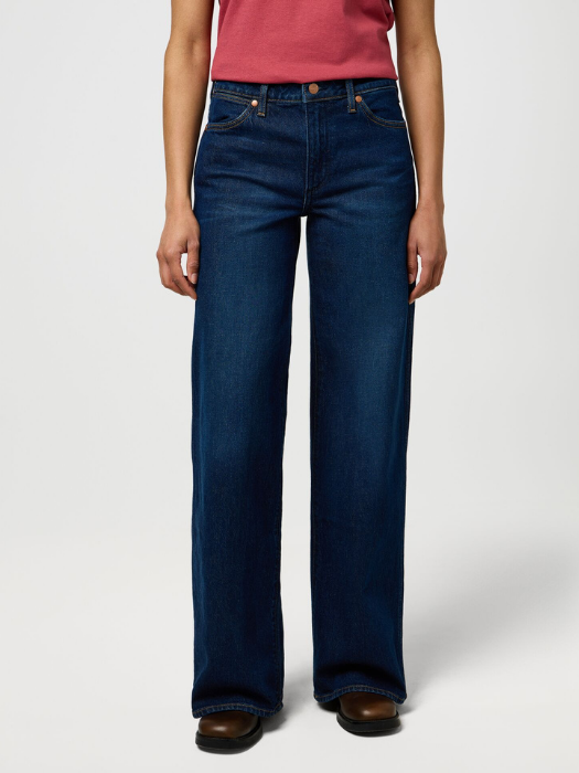 Wrangler Женские Джинсы Синие WORLD WIDE Wide Leg [2]