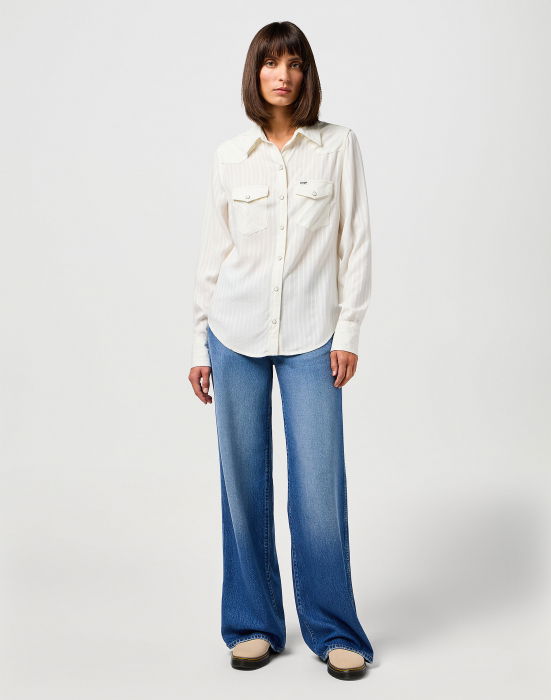 Wrangler Женские Джинсы Синие WORLD WIDE Wide Leg [1]