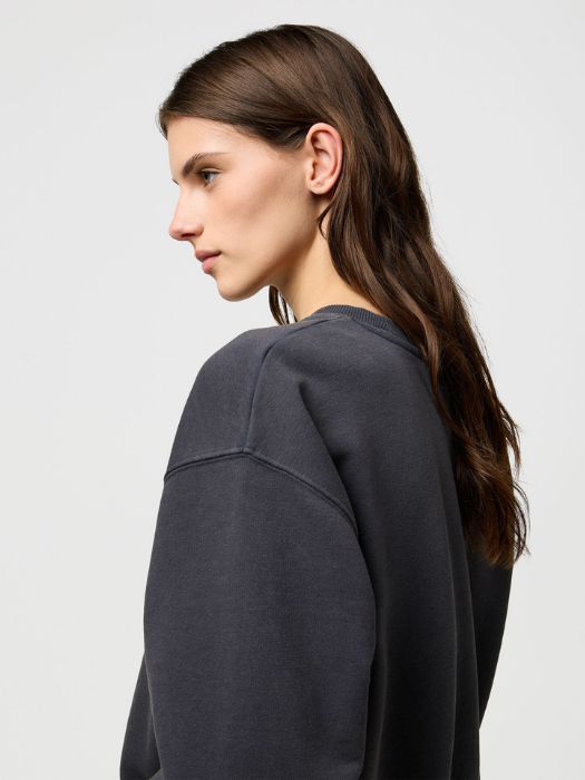 Wrangler Bluza Gri Inchis Oversized Femei [4]