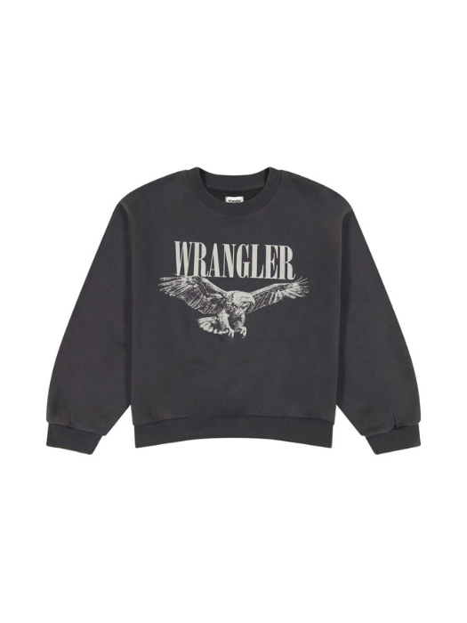 Wrangler Bluza Gri Inchis Oversized Femei [6]