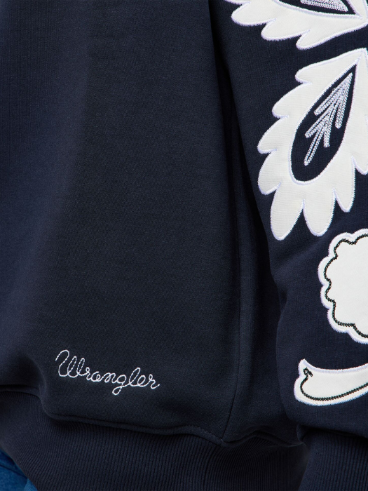 Wrangler Bluza Indigo Oversized Femei [5]